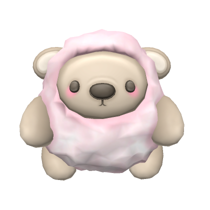 Roblox Item Fluffy Sheep Plushie - pink