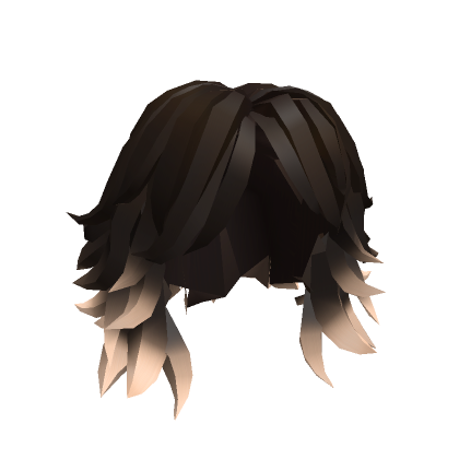 Messy Layered Wolf-Cut Mullet - Brown & Blonde - Roblox