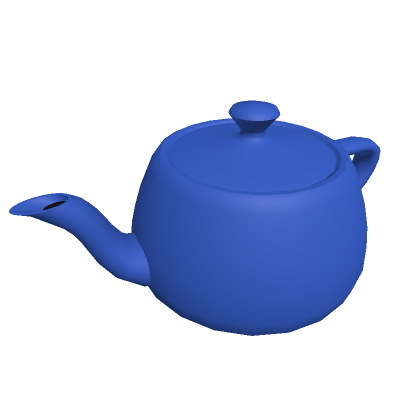 Roblox Item Oversized Blue Teapot