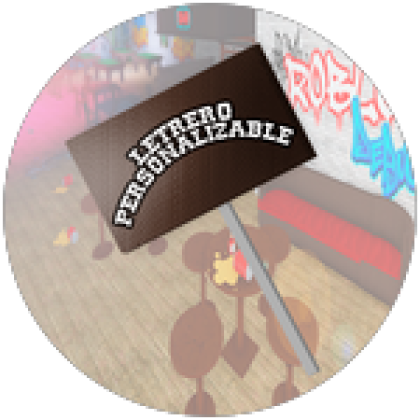 Letrero Personalizado - Roblox