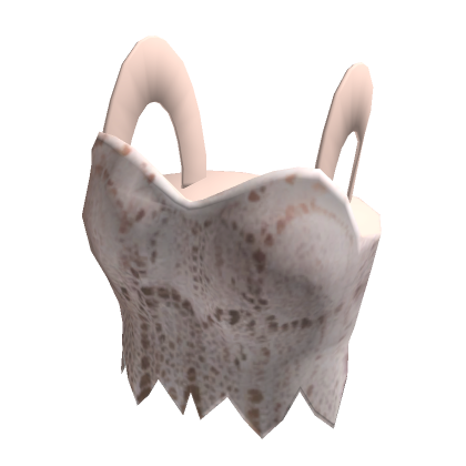 Cheerful White Laced Crop Top | Roblox Item - Rolimon's