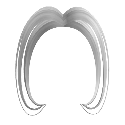 Roblox Item Fashionista Bangs in White