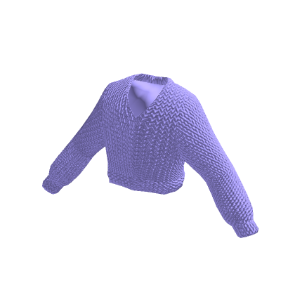 Cropped Lilac Sweater - Knit | Roblox Item - Rolimon's