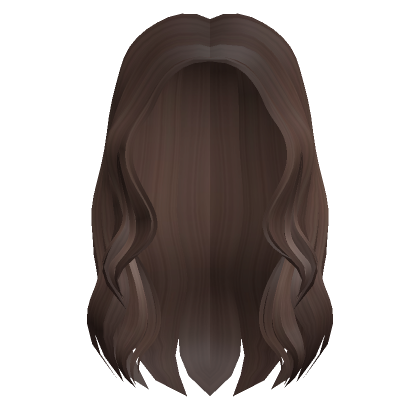 Long Wavy Popular Brown Hair - Roblox