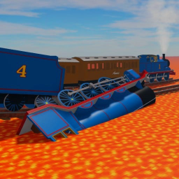 Profile Picture of Thomas slides down to lava 