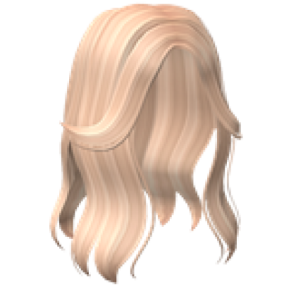 Aesthetic Split Bangs Hair In Blonde - Roblox