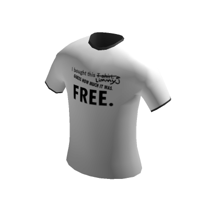 Free T Shirt Gag Roblox Item Rolimon s