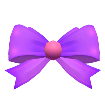 Roblox Item Purple Double Hair Bow