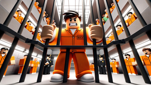 COMO ESCAPAR DA PRISÃO SEGURA DO ROBLOX!! (👮🏽‍♂️Escape Prison Obby) 