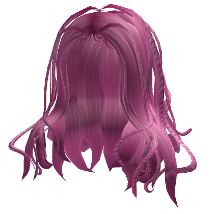 Roblox Item 🔵 Blueberry Mermaid Locs Pink