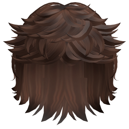 Trendy Curly Dark Brown Long Hair's Code & Price - RblxTrade