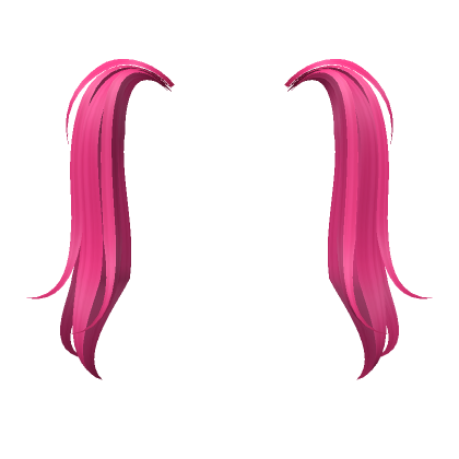 Hot Pink Pigtails Extension's Code & Price - RblxTrade
