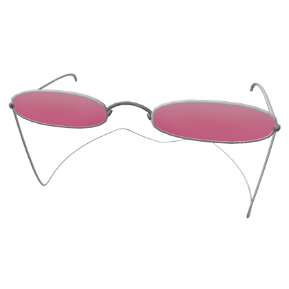 Pink & Silver Retro Aesthetic Sunglasses
