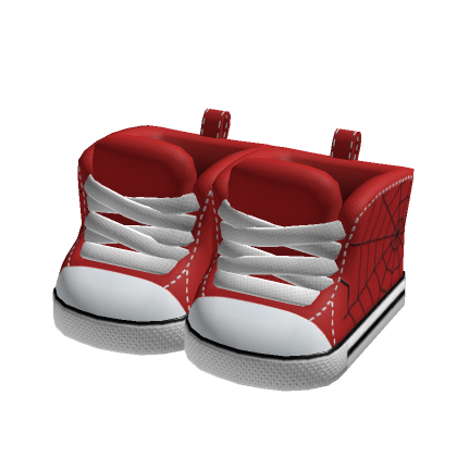 Roblox Item 🕷️ Spider Red Canvas Shoes