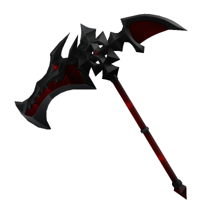 Ruby Evil Dragon Scythe - Roblox