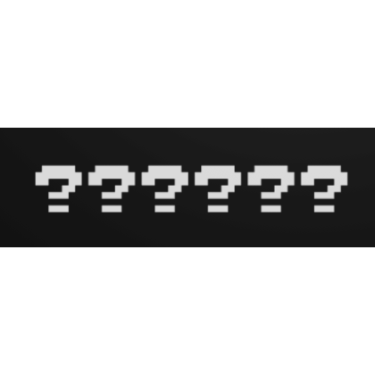 QUESTION MARKS Censor Bar's Code & Price - RblxTrade