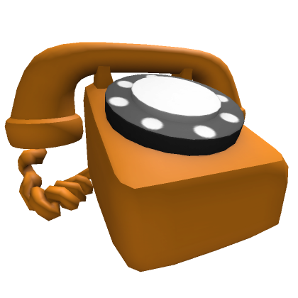 Roblox Item Orange Rotary Phone Head