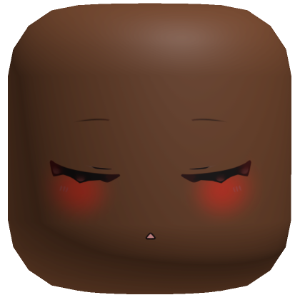 Roblox Item Sleepy Chibi Face [Brown]
