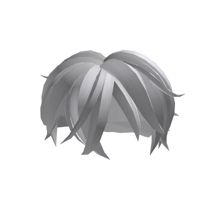 Roblox Item White Messy Bed Hair