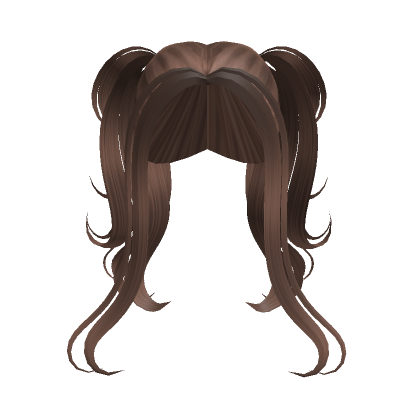 Brown Messy Pigtails | Roblox Item - Rolimon's