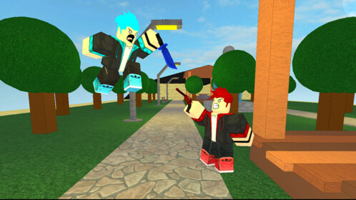 Murderers Vs Sheriffs in ROBLOX.. 