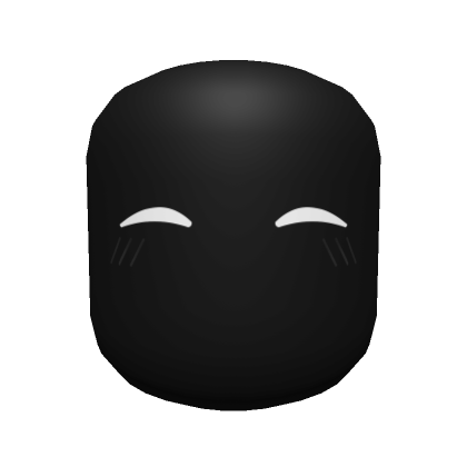Roblox Item Joy Blush Black Mask