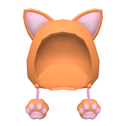 Orange cat hoodie sales