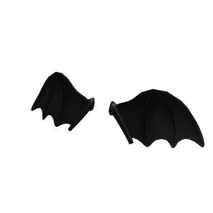 Large Black Bat Wings | Roblox Item - Rolimon's