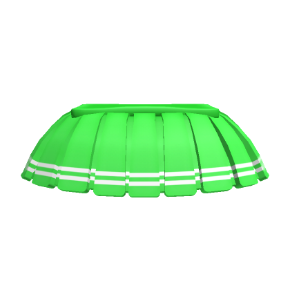 Roblox Item Mini Tennis Skirt White Striped - Green