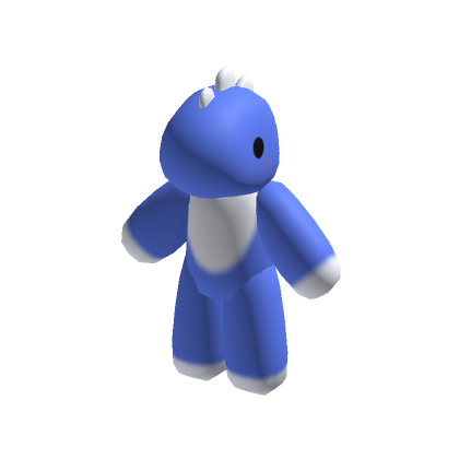 Roblox Item (Tiny) Dino Avatar - Belly Dark Blue