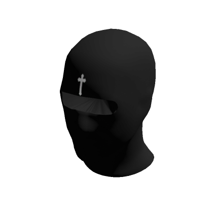 Roblox Item Black Y2K Ski Mask