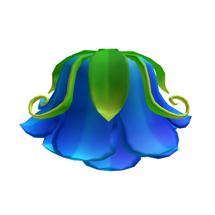 Blue flower skirt roblox clearance