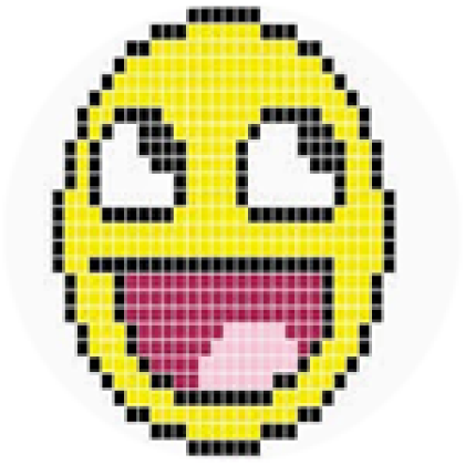 epic face pixel art - Roblox