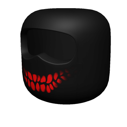 Roblox Item Venom Ski Mask Balaclava || Black Red