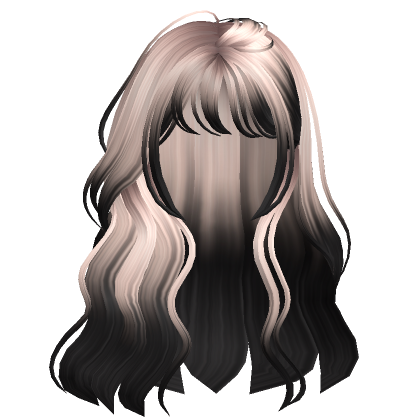 Grunge Wavy Black Hair  Roblox Item - Rolimon's