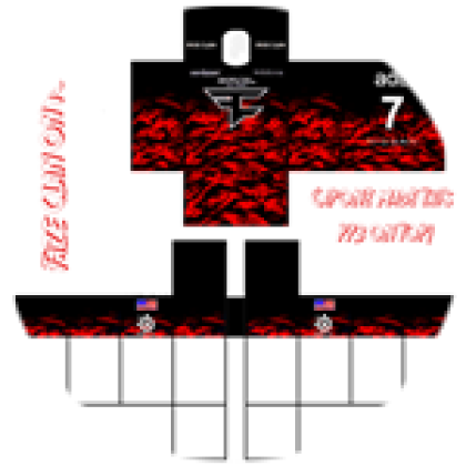 1 custom faze shirt Roblox