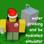 water drinking and be hydrated sim