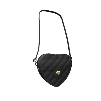 Cute black heart purse Roblox Item Rolimon s