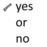 yes or no game