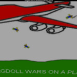 Ragdoll Wars - On a plane!