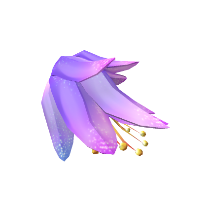 Roblox Item Purple Lotus - Left Shoulder Pad
