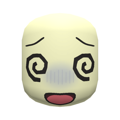 Roblox Item Dizzy Anime Face Mask 2