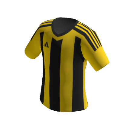 adidas Black and Yellow Football Shirt Roblox Item Rolimon s