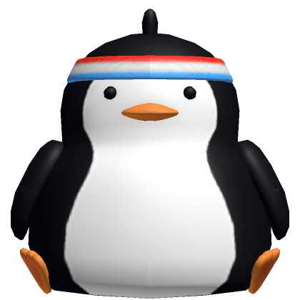 Roblox Item Athlete Penguin Pet Hat