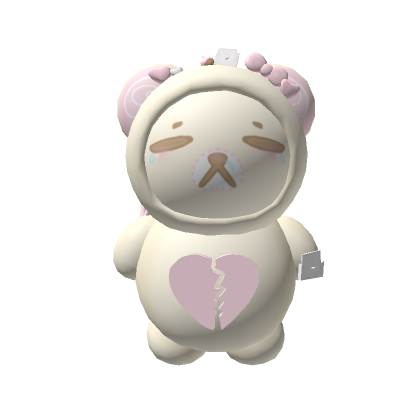 kawaii cutecore sleepy heart bear backpack | Roblox Item - Rolimon's