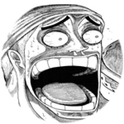 Enel Shocked face - Roblox