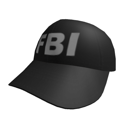 FBI Baseball Cap Black Roblox