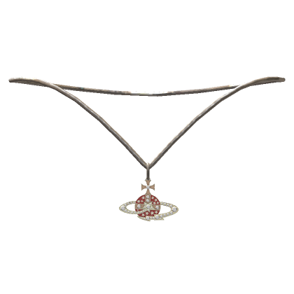 Roblox Item Y2K Saturn Necklace (1.0)