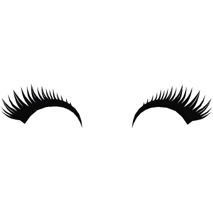 Voluminous Top Eyelashes in Black | Roblox Item - Rolimon's