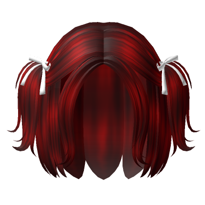 Cheap Preppy Cottage Core Twintails (Red) | Roblox Item - Rolimon's
